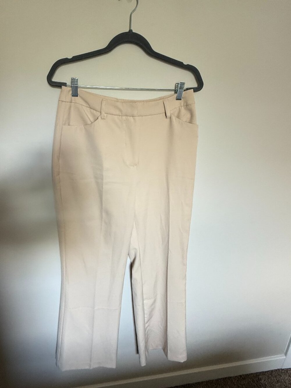 Scoop Cream Wide Leg Dress Pants Size 10